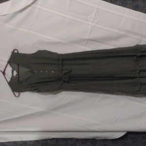 Olive Green Luxology dress, size L